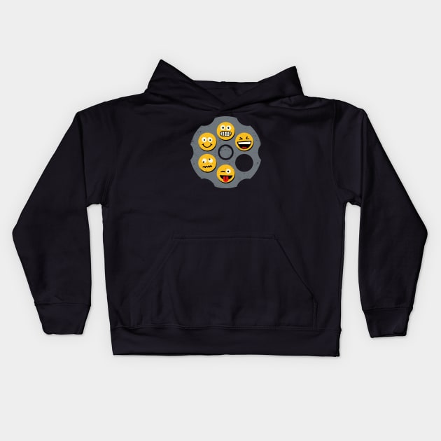 Emotional Revolver Kids Hoodie by steppeua